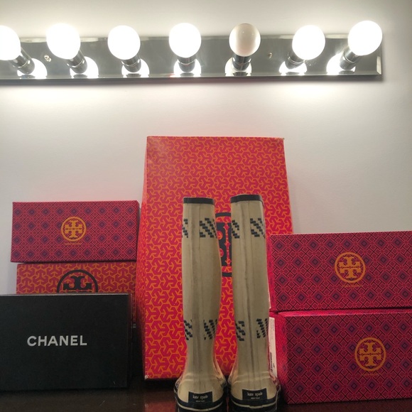 DESIGNER SHOE BOXES/DUST-RUFFLES chk my OFFER UP COUTUREHOARDERS for even more - Picture 2 of 15